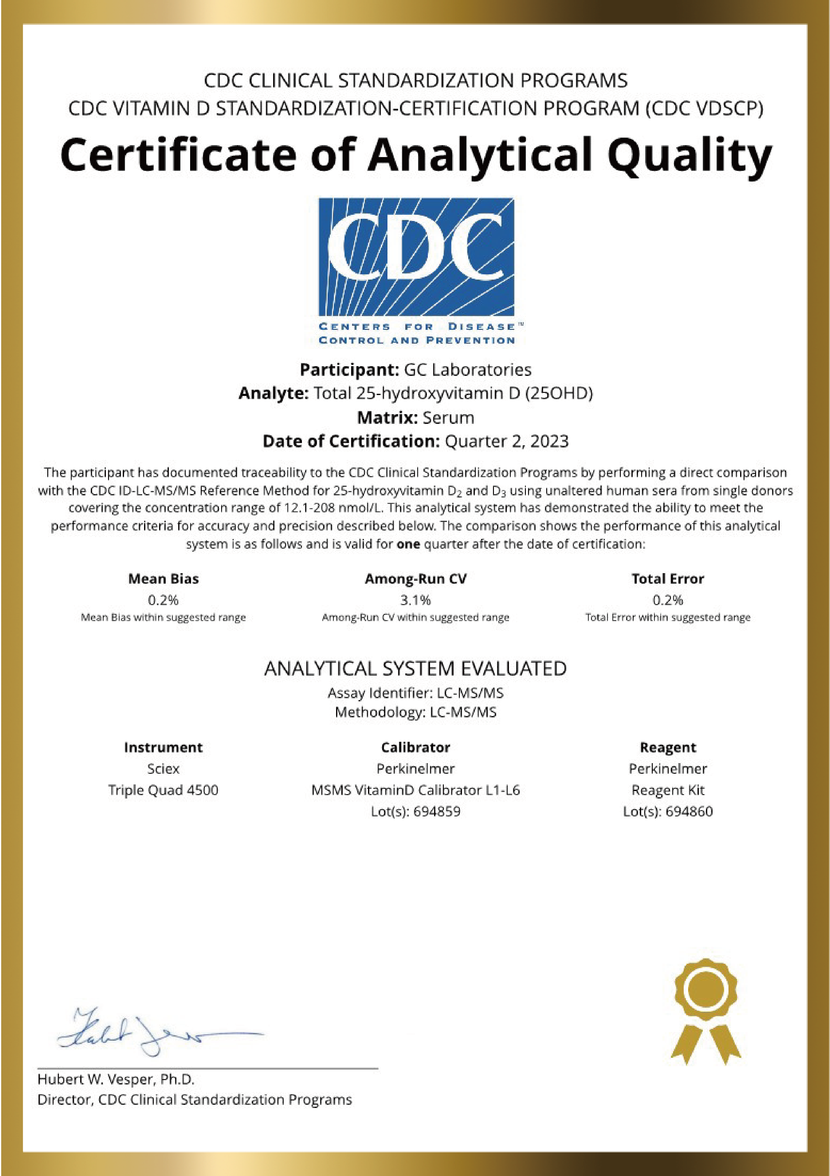 CDC VDSCP